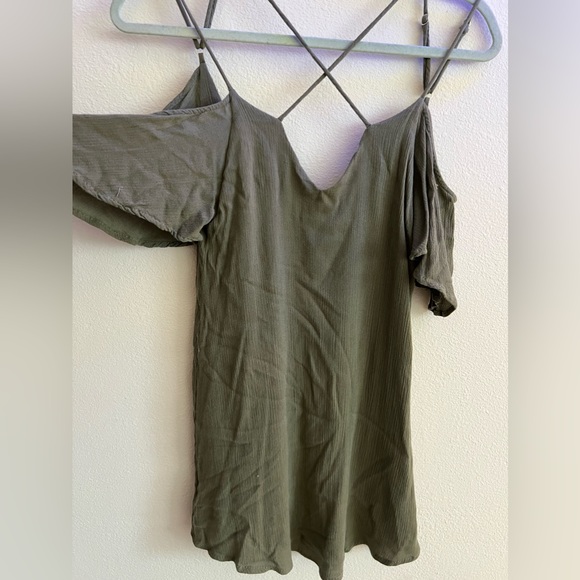 Lulu’s Olive Green Shift Dress - Picture 3 of 8